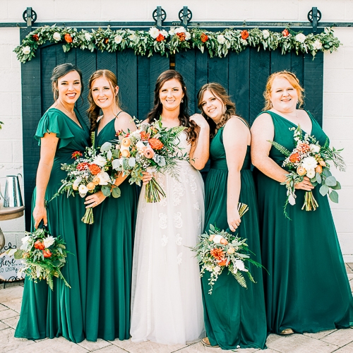 Bronze Barn Wedding Garland
